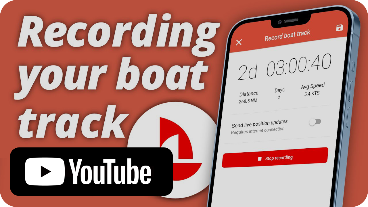 Recording your boat track