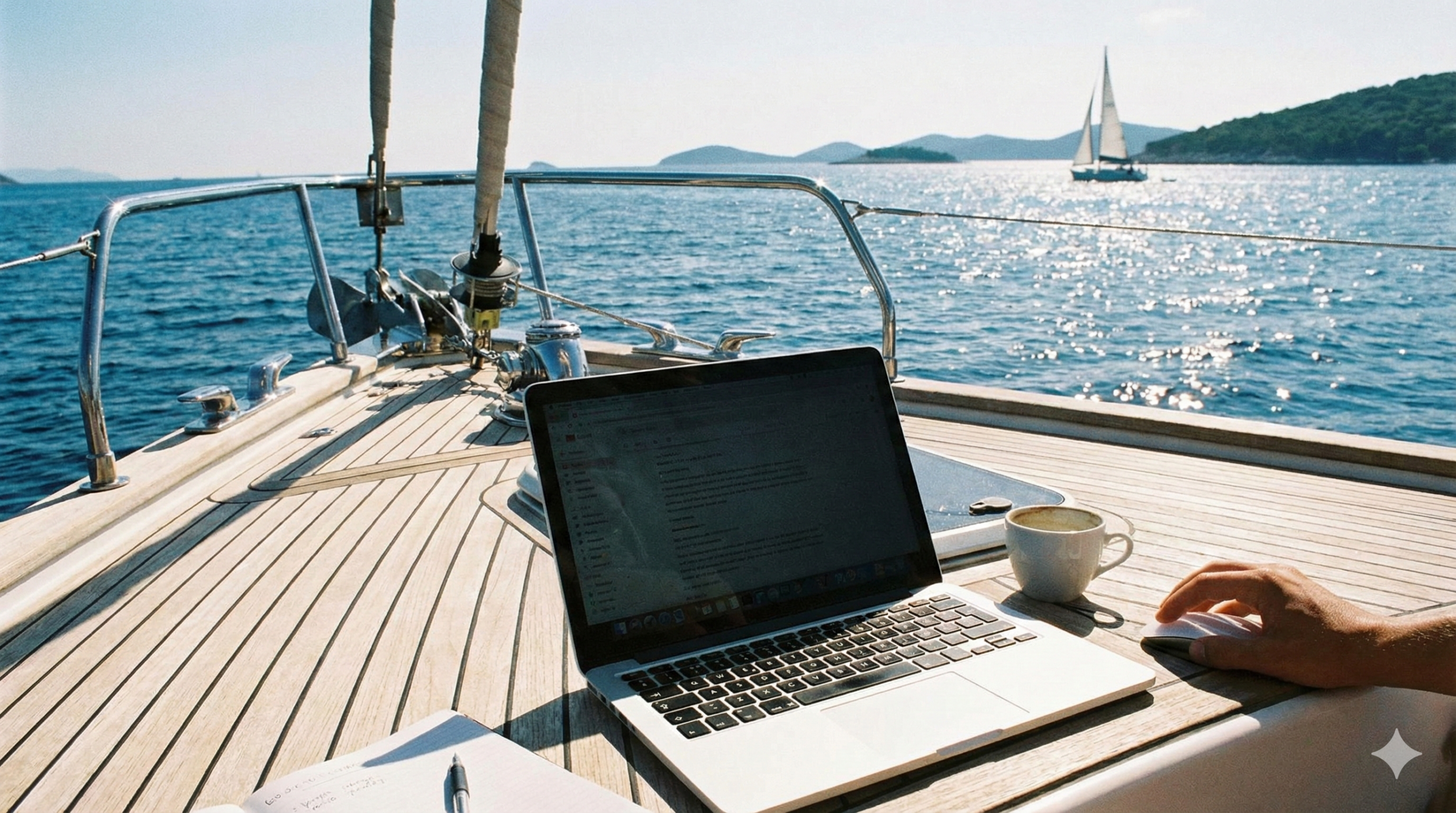 Finding the Balance – Working Online While Sailing